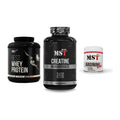 MST Marken-Trio: Best Whey + Creatine + Arginine RAW – alle enthaltenen Artikel