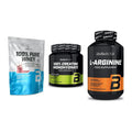 BioTech USA Marken-Trio: 100% Pure + Creatine + L-Arginine – alle enthaltenen Artikel