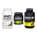 BioTech USA Marken-Trio: Whey Shake + Creatine + BCAA+B6 200 – alle enthaltenen Artikel