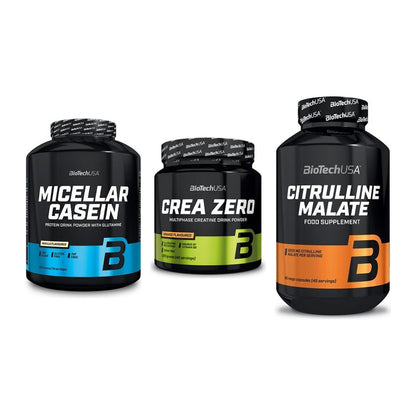BioTech USA Marken-Trio: Micellar + Crea Zero + Citrulline – alle enthaltenen Artikel