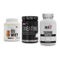 MST Marken-Trio: Iso Clear + Creatin Monohydrate + Taurine – alle enthaltenen Artikel