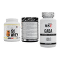 MST Marken-Trio: Iso Clear + Creatin Monohydrate + GABA 1000mg – alle enthaltenen Artikel