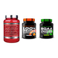 Scitec Nutrition Marken-Trio: 100% Whey + Creatine + 1 weitere – alle enthaltenen Artikel