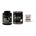 MST Marken-Trio: Best Whey + Creatin Monohyd + Arginine RAW – alle enthaltenen Artikel