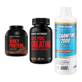 Body Attack Marken-Trio: Attack 100% Whey Protein 2000g + 2 weitere – alle enthaltenen Artikel