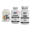 MST Marken-Trio: Iso Clear 900g + Creatine HCL + GABA 1000mg – alle enthaltenen Artikel