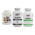 MST Marken-Trio: Iso Clear 900g + Creatine HCL + ArgiZinc Forte – alle enthaltenen Artikel
