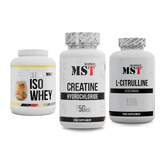 MST Marken-Trio: Iso Clear + Creatin HCL + Citrulline – alle enthaltenen Artikel