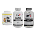 MST Marken-Trio: Iso Clear + Creatine HCL + 21 Amino Acids – alle enthaltenen Artikel