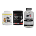 MST Marken-Trio: Iso Clear + Creatin Monohydrate + 21 Amino Acids – alle enthaltenen Artikel