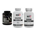 MST Marken-Trio: Best Whey Protein + Creatine HCL + Taurine – alle enthaltenen Artikel