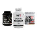 MST Marken-Trio: Best Whey Protein + Creatine HCL + Taurine – alle enthaltenen Artikel