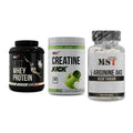 MST Marken-Trio: Best Whey + Creatine Kick + Arginin AAKG – alle enthaltenen Artikel
