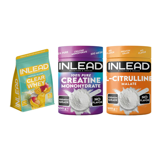 INLEAD Marken-Trio: Clear Whey + Creatine + L-Citrullin – alle enthaltenen Artikel