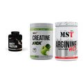 MST Marken-Trio: Best Whey Protein + Creatine Kick + Arginine HCL – alle enthaltenen Artikel
