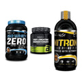 BioTech USA Marken-Trio: Iso Whey Zero + Creatine + Liquid Amino – alle enthaltenen Artikel