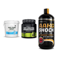 BioTech USA Marken-Trio: 100% Pure + Creatine + AAKG Shock – alle enthaltenen Artikel