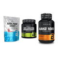 BioTech USA Marken-Trio: 100% Pure + Creatine + AAKG 1000mg – alle enthaltenen Artikel