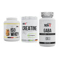 MST Marken-Trio: Iso Clear 900g + Creatin Pro + GABA 1000mg – alle enthaltenen Artikel