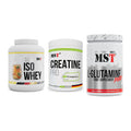 MST Marken-Trio: Iso Clear + Creatin Pro CREAPURE + Glutamine – alle enthaltenen Artikel