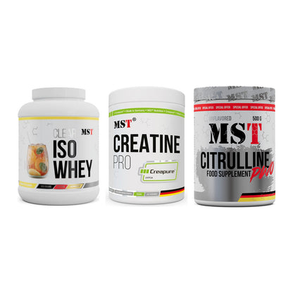 MST Marken-Trio: Iso Clear + Creatin Pro + Citrulline – alle enthaltenen Artikel