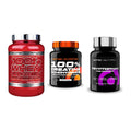 Scitec Nutrition Marken-Trio: 100% Whey + Creatine + 1 weitere – alle enthaltenen Artikel