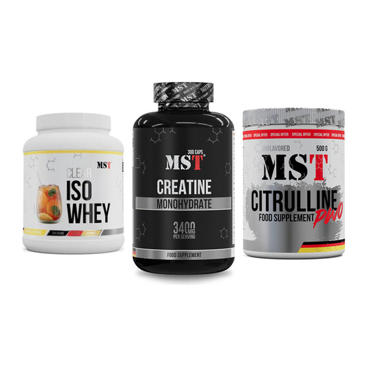 MST Marken-Trio: Iso Clear + Creatine + Citrulline – alle enthaltenen Artikel