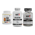 MST Marken-Trio: Iso Clear + Creatine HCL + 21 Amino Acids – alle enthaltenen Artikel