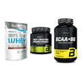 BioTech USA Marken-Trio: 100% Pure + Creatine + BCAA+B6 200 – alle enthaltenen Artikel