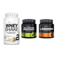 BioTech USA Marken-Trio: Whey Shake + Creatine Monohydrate + L-Arginin – alle enthaltenen Artikel