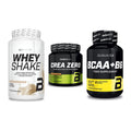 BioTech USA Marken-Trio: Whey Shake + Crea Zero + BCAA+B6 100 Tabl – alle enthaltenen Artikel