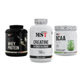 MST Marken-Trio: Best Whey Protein + Creatine HCL + BCAA Zero – alle enthaltenen Artikel