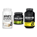 BioTech USA Marken-Trio: Whey Shake + Crea Zero + BCAA+B6 200 Tabl – alle enthaltenen Artikel