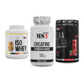 MST Marken-Trio: Iso Clear 900g + Creatin HCL + EAA & BCAA 520g – alle enthaltenen Artikel