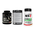 MST Marken-Trio: Best Whey + Creatin Monohyd + Vitamin D3 – alle enthaltenen Artikel