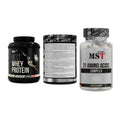 MST Marken-Trio: Best Whey + Creatin Monohyd + 21 Amino Acids – alle enthaltenen Artikel
