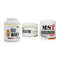 MST Marken-Trio: Iso Clear + Creatin Pro CREAPURE + Arginine HCL – alle enthaltenen Artikel