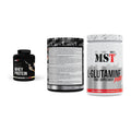 MST Marken-Trio: Best Whey Protein + Creatin Monohydrate + Glutamine – alle enthaltenen Artikel