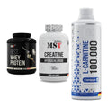 MST Marken-Trio: Best Whey + Creatine HCL + L-Carnitine – alle enthaltenen Artikel