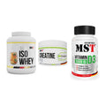 MST Marken-Trio: Iso Clear + Creatin Pro + Vitamin D3 – alle enthaltenen Artikel