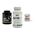 MST Marken-Trio: Best Whey + Creatine Pro + Arginine RAW – alle enthaltenen Artikel