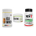 MST Marken-Trio: Iso Clear + Creatin Pro + Vitamin D3 – alle enthaltenen Artikel