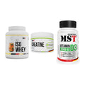 MST Marken-Trio: Iso Clear + Creatin Pro + Vitamin D3 – alle enthaltenen Artikel