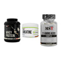 MST Marken-Trio: Best Whey + Creatin Pro + 21 Amino Acids – alle enthaltenen Artikel