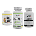 MST Marken-Trio: Iso Clear + Creatine Pro + L-Arginine 120 – alle enthaltenen Artikel