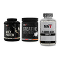 MST Marken-Trio: Best Whey + Creatin Monohyd + 21 Amino Acids – alle enthaltenen Artikel