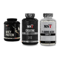 MST Marken-Trio: Best Whey + Creatine + 21 Amino Acids – alle enthaltenen Artikel