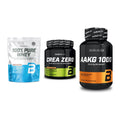BioTech USA Marken-Trio: 100% Pure + Crea Zero + AAKG 1000mg – alle enthaltenen Artikel