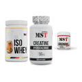 MST Marken-Trio: Iso Clear + Creatin HCL + Arginine RAW – alle enthaltenen Artikel