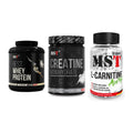 MST Marken-Trio: Best Whey + Creatin Monohyd + L-Carnitine – alle enthaltenen Artikel